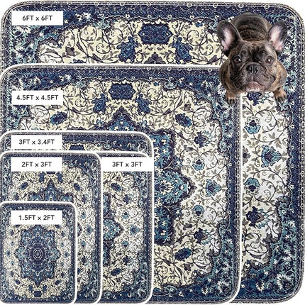 PUPIBOO Washable Pee Pads for Dogs and Cats - Super Absorbent Reusable Puppy Training Pads - 100% Waterproof, Leak-Proof & Non-Slip Whelping Pads for Pet Housebreaking