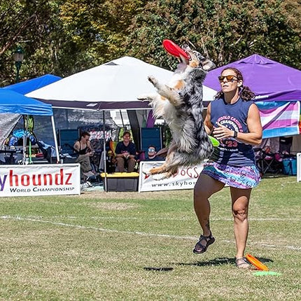 Hyperflite K-10 Jawz Pink Disc • for Dogs Over 16" • 8.75 Inch / 155 Grams • Puncture Resistant • Made in The USA