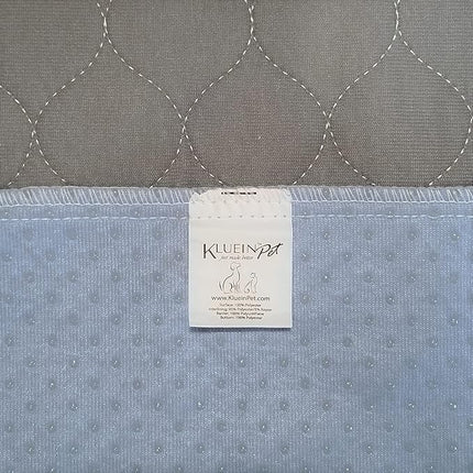 Washable Pee Pads for Dogs | Non-Slip Quick Dry| Fast Absorbing Wee Mat for Playpen Housebreaking Indoor Potty Training Whelping Incontinence Travel (2-Pack 36x41in, Grey Extra Padded)