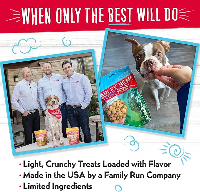 Charlee Bear Dog Treat, 6-Ounce, Cheese/Egg