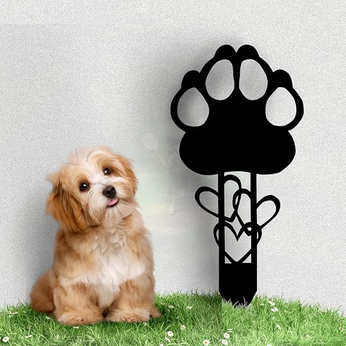 Custom Pet Name Memorial Grave Stake Marker, Custom Pet Garden Metal Stake, Pet Memorial Metal Sign, Personalized Pet Memorial Stake, Outdoor Pet Garden Decor