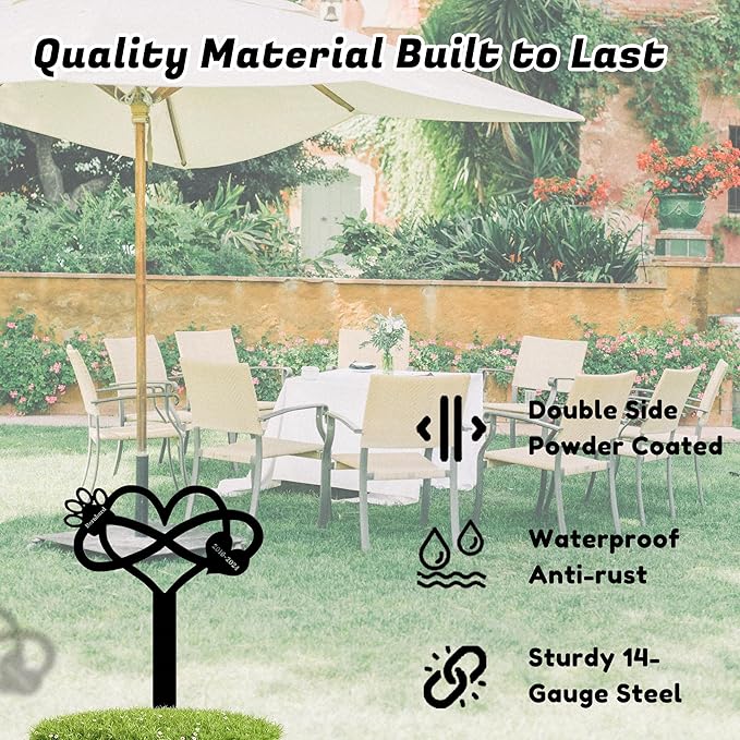 Custom Pet Name Memorial Grave Stake Marker, Custom Pet Garden Metal Stake, Pet Memorial Metal Sign, Personalized Pet Memorial Stake, Outdoor Pet Garden Decor