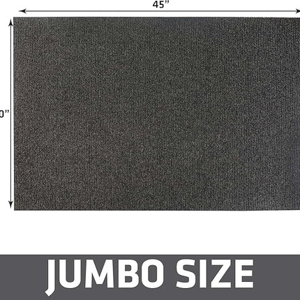 Drymate Premium Dog Crate Mat Liner, Absorbent, Waterproof, Non-Slip, Washable Puppy Pee Pad for Kennel Training - Use Under Pet Cage to Protect Floors, Cut to Fit Design (USA Made) (Dgrey)(30”x45”)