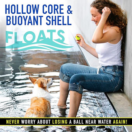 Franklin Pet Supply Co. RSF Squeak Mini 1.75" Tennis Balls - Dog Toy Squeaks When Squeezed - 12 Pack - for Small Dogs - Squeaker Noise