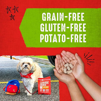 Stella & Chewy's Freeze-Dried Raw Dog Treats - Carnivore Crunch for Training - Natural Limited Ingredient, Grain-Free - Perfect for Picky Eaters - Duck Recipe - 3.25 oz Bag