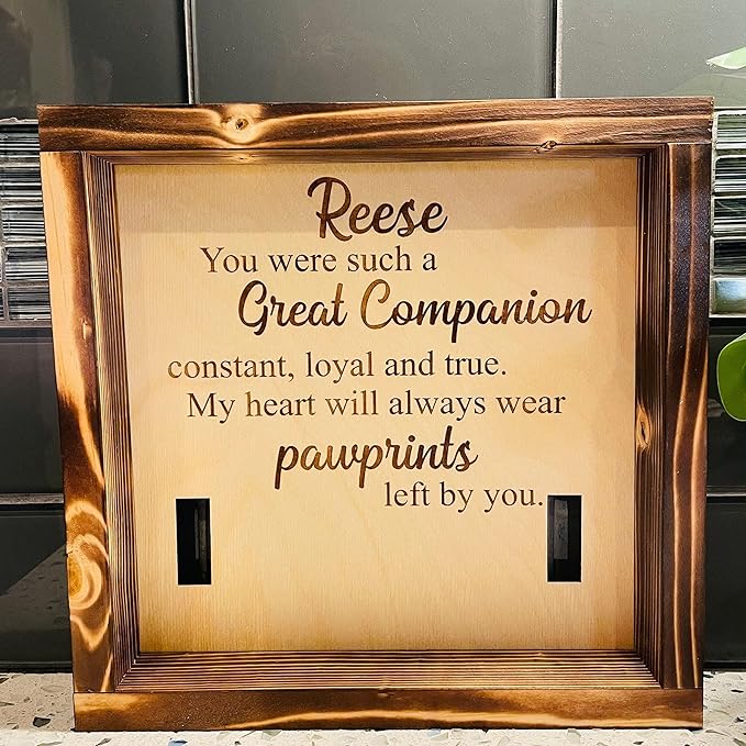 Nazenti Personalized Dog Memorial Gifts, Pet Memorial Gifts For Dogs, Pet Loss Sign, Dog Bereavement Gifts, Custom Pets Loss Gifts, Cat Condolences Picture Frame, Loss Of Dogs Sympathy Gift