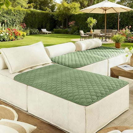 gogobunny 100% Double-Sided Waterproof Dog Bed Cover Pet Blanket Sofa Couch Furniture Protector for Puppy Large Dog Cat, Reversible (40x50 Inch (Pack of 1), Dark Green/Light Green)