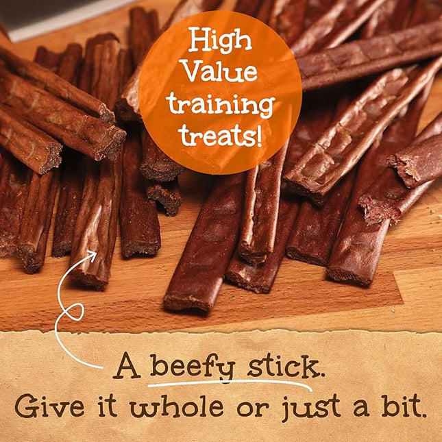 Happy Howie's Woof Stix - Healthy Dog Treats, Flavorful Slow Cooked Beef Stick, Natural Ingredients, Hormone Free - Beef, 46 Count (Pack of 1)