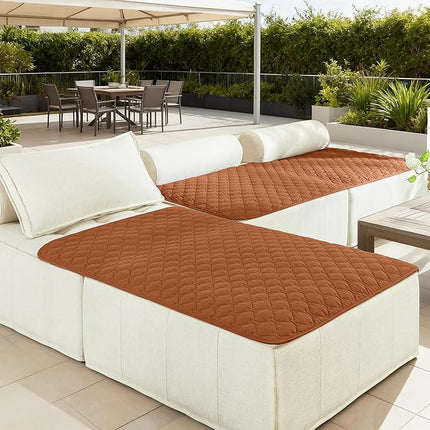 gogobunny 100% Double-Sided Waterproof Dog Bed Cover Pet Blanket Sofa Couch Furniture Protector for Puppy Large Dog Cat, Reversible (40x50 Inch (Pack of 1), Dark Pumpkin/Light Pumpkin)