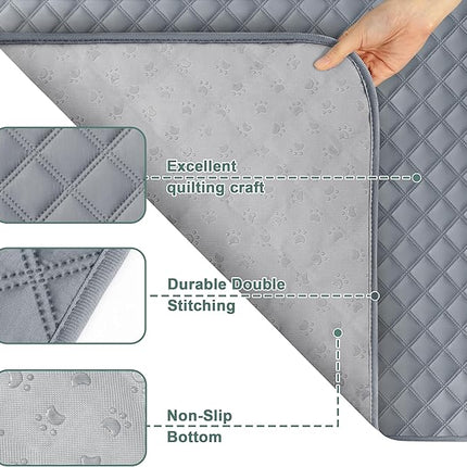 Eterish Reusable Washable Pee Pads for Dogs Extra Large 48'' x 60'' 2 Pack, Absorbent Pet Puppy Dog Training Pads Non-Slip, Waterproof Whelping Potty Pads for Dogs Leak-Proof