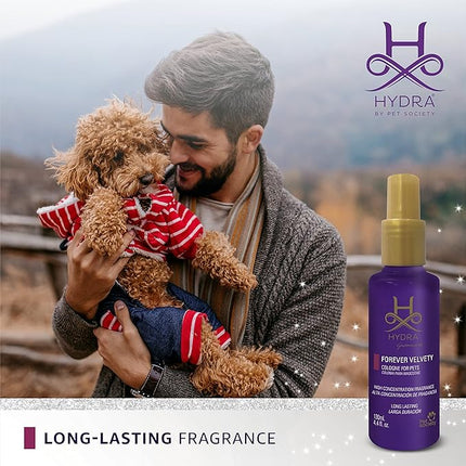 Hydra Groomers’ Forever Velvety Cologne, Cat and Dog Cologne Spray, 4.4 fl. oz.