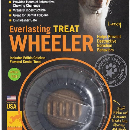 Starmark Everlasting Treat Wheeler Dog Toy Small