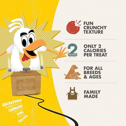 Fromm Crunchy Os Dog Treat Variety Pack - Crunchy Dog Treat Sample Pack (Beef, Chicken, Pork) - Pack of (3) 6 oz Bags