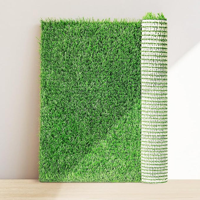 Artificial Dog Grass Pee Pad 39.4”x 31.5” 1 Pack - Professional Indoor Outdoor Potty Training Rug - Large Grass Turf Mat with Excellent Drainage - Pet Fake Grass Turf for Patio Lawn Decoration