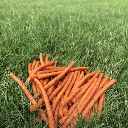 Rena's Recipe Twiggly Chicken Sticks (24oz /1.5lbs) Big Pack (Around 100 Pieces) - Rawhide Free Soft Chicken Jerky Sticks with Glucosamine!