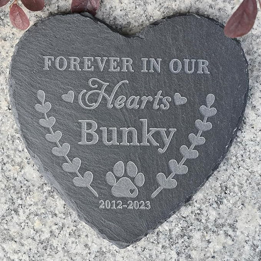 Pet Memorial Stones, Gifts, Loss of Sympathy Dog Gifts for Dog, Bereavement Grave Marker, in Memory - Style F, 6''x6''/15x15cm