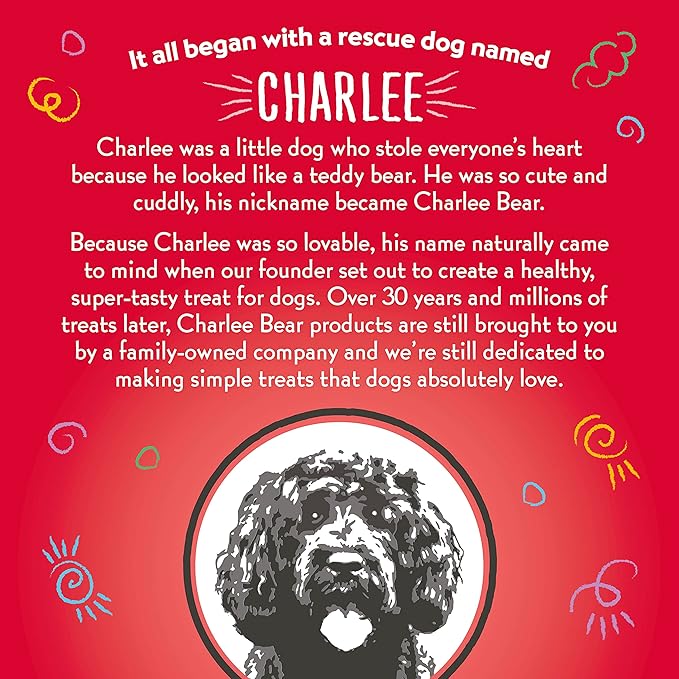 Charlee Bear Chicken Soup & Garden Veggie Dog Treats 16 oz. Bag (Pack of 2)