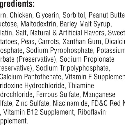 SmartBones Medium Chews With Real Peanut Butter Rawhide- Free Chews For Dogs, 4 Count