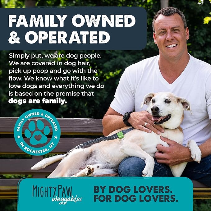 Mighty Paw Calming Chews for Dogs with Melatonin 2 Pack - Sleep Aid Waggables Calm (Made in USA) - Puppy & Large Dog Treats - Composure Dog Calming Chews for Stress & Relaxation, 240 Count