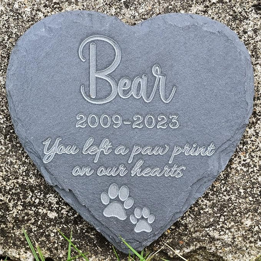 Dog Memorial Gift Personalized Dog Memorial Stone - Pet Memorial Gifts for Cats - Sympathy Gifts for Loss of Dog - Gifts for Loss of Dog - Dog Remembrance Gift, 4''×4''/10×10cm