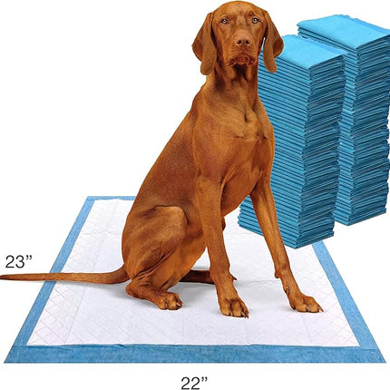 Four Paws Wee-Wee Odor Control Advanced Formula Unscented Pee Pads for Dogs & Puppies, Leak-Proof Housebreaking Potty Training Floor Protection, 22" x 23", 100 Count