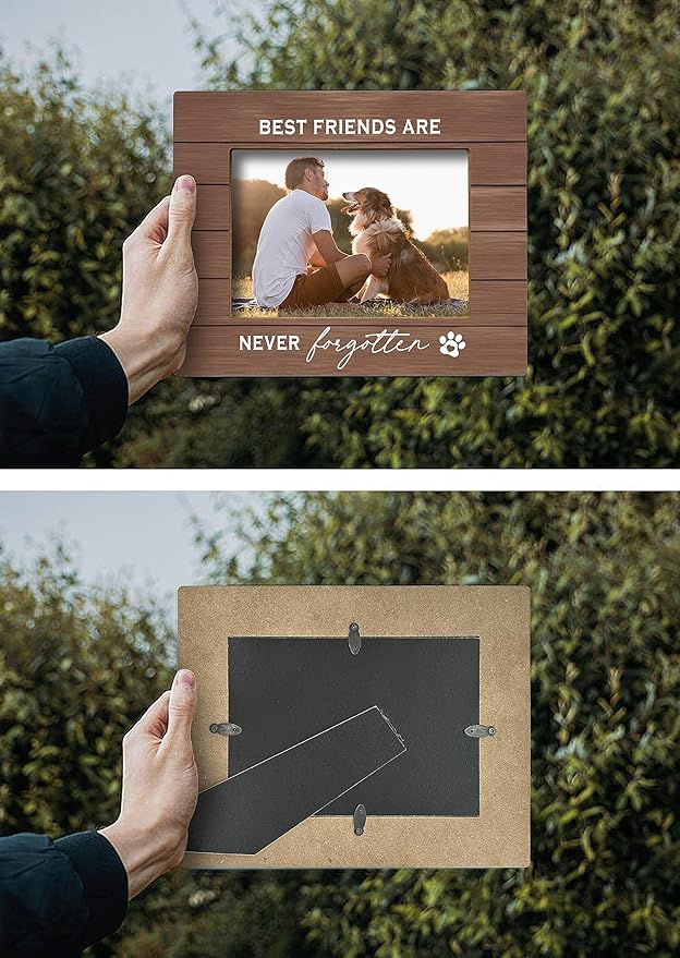FONDCANYON Pet Memorial Frame - Dog & Cat Picture Frame, Best Friend Memorial Gift - 5x7