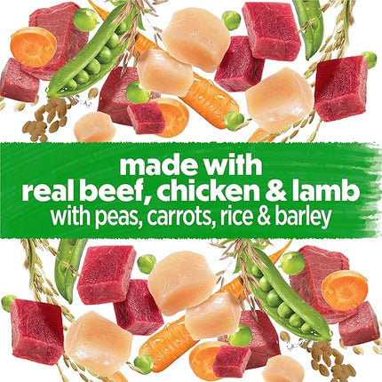 Purina Beneful Protein Gravy Wet Dog Food Variety Pack Freshly Prepared Meals Stew - (Pack of 6) 10 oz. Tubs