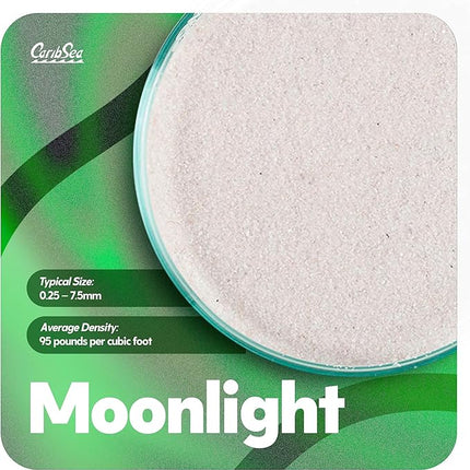 Carib Sea Super Natural Moonlight Sand for Aquarium – 5 lb Each – Ideal for Freshwater Aquaria – Perfect for Discus, Tetras, Angelfish, and More – (Pack of 2)