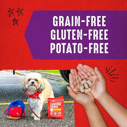 Stella & Chewy's Freeze-Dried Raw Dog Treats - Carnivore Crunch for Training - Natural Limited Ingredient, Grain-Free - Perfect for Picky Eaters - Turkey Recipe - 3.25 oz Bag