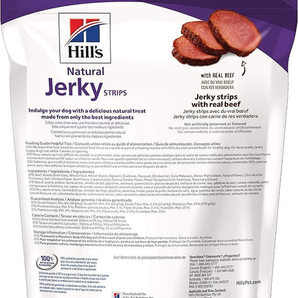 Hill's Natural Jerky Strips, All Life Stages, Great Taste, Dog Treats, Beef, 7.1 oz Bag