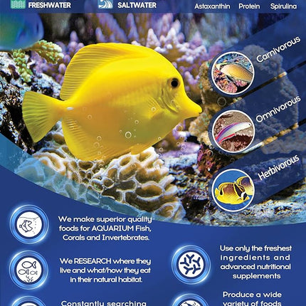 Ocean Nutrition Formula One Flake Fish Food - Natural Ingredient Fish Food Flakes for All Saltwater Tropical Fish - Supports Health & Coloration, Does Not Cloud Water, Made in USA, 1.2 oz (34 g)