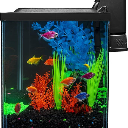 Glofish 10 Gallon Aquarium Fish Tank Kits, Includes LED Lighting and Décor (Amazon Exclusive)
