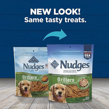 Blue Buffalo Nudges Grillers Natural Dog Treats Made with Real Chicken