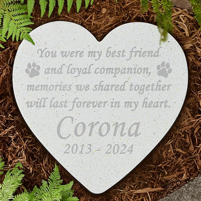 Personalized Pet Stone | Pet Memorial Stone | Dog Memorial Stone | Pet Memorial Gift | Pet Loss Gift | Pet Memorial | Dog Memorial | Cat Memorial | Loss of a Dog - Loyal Companion
