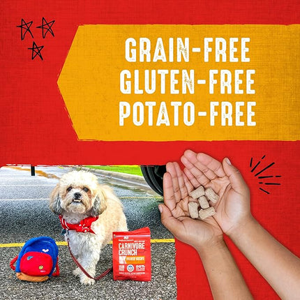 Stella & Chewy's Freeze-Dried Raw Dog Treats - Carnivore Crunch for Training - Natural Limited Ingredient, Grain-Free - Perfect for Picky Eaters - Chicken Recipe - 3.25 oz Bag
