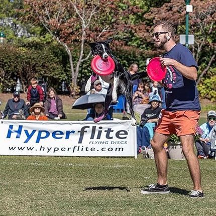 Hyperflite K-10 Jawz Pink Disc • for Dogs Over 16" • 8.75 Inch / 155 Grams • Puncture Resistant • Made in The USA