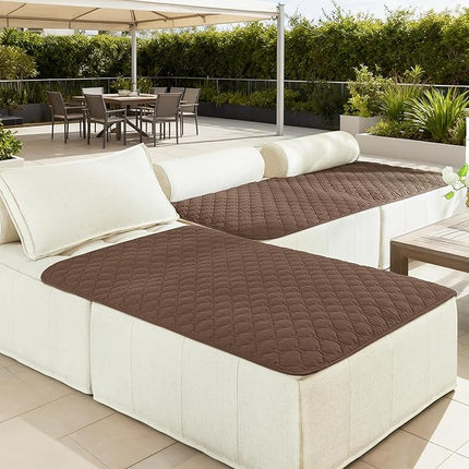 gogobunny 100% Double-Sided Waterproof Dog Bed Cover Pet Blanket Sofa Couch Furniture Protector for Puppy Large Dog Cat, Reversible (40x50 Inch (Pack of 1), Dark Chocolate/Light Chocolate)