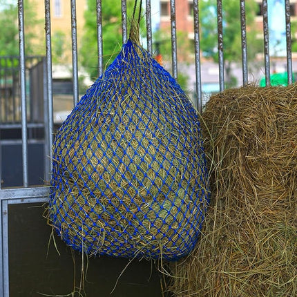 T TEKE Ultra Slow Hay Feeder Nets, 39" Length With 1"1/4" Feeding Holes, Horse Supplies Bags for Horses, Goats, With Extra Spared Cord
