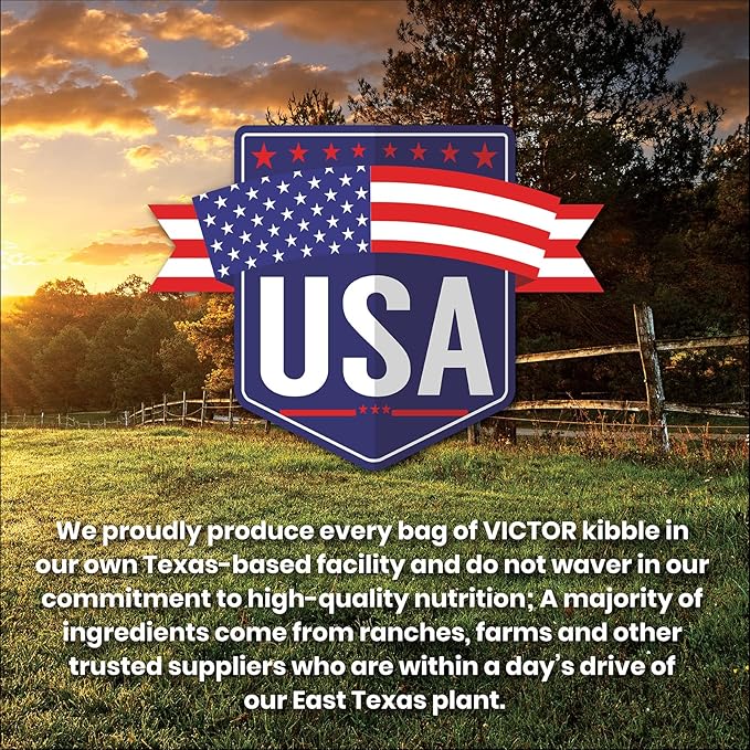 VICTOR Super Premium Dog Food – Purpose Hero Canine Kibble – Premium Gluten Free Dog Food for Active Adult Dogs – High Protein with Glucosamine and Chondroitin for Hip and Joint Health, 5lbs