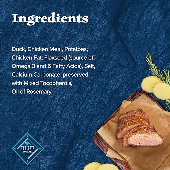 Blue Buffalo Wilderness Trail Treats High Protein Grain Free Dog Biscuits Crunchy Dog Treats, Duck Recipe, 36-oz Box