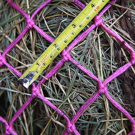 T TEKE Classic Slow hay Feeder hay nets, 40" Length with 2" Holes, Horse Supplies hay Bags for Horses, Goat Feed