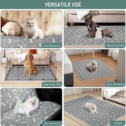 Eterish Reusable Washable Pee Pads for Dogs Large/Extra Large 31'' x 36'' 2 Pack, Absorbent Pet Puppy Dog Training Pads Non-Slip, Waterproof Whelping Potty Pads for Dogs Leak-Proof