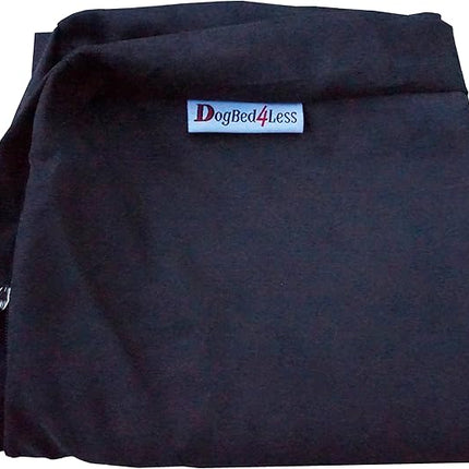 Dogbed4less Orthopedic Dog Bed with Memory Foam for Medium Large Pet, Waterproof Liner, Washable Micro Suede Espresso Cover, 41X27X4 Inch (Fit 42X28 Crate)