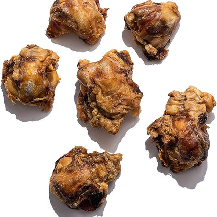 Jack&Pup Beef Bones, Knee Cap for Dogs, Long Lasting Natural Dog Bones, Beef Bone Knee Caps for Large Dogs. (10 Pack)