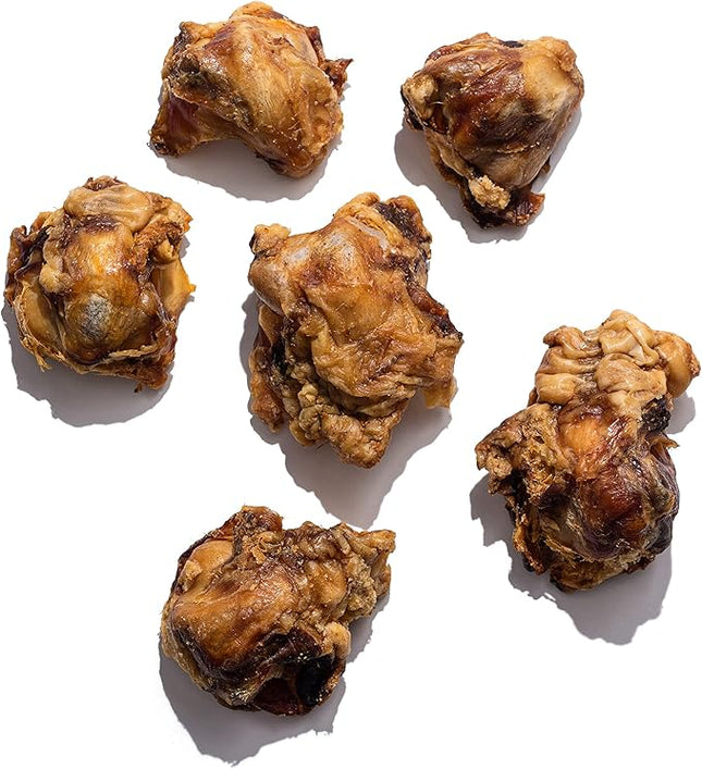 Jack&Pup Beef Bones, Knee Cap for Dogs, Long Lasting Natural Dog Bones, Beef Bone Knee Caps for Large Dogs. (10 Pack)