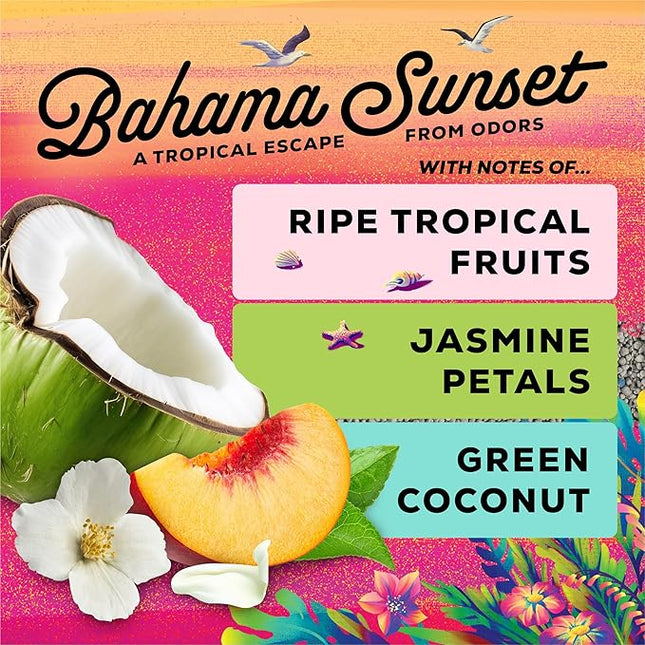 Purina Tidy Cats Bahama Sunset Scented Clumping Cat Litter Odor Control Formula - 38 lb. Box