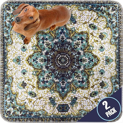 PUPIBOO Washable Pee Pads for Dogs and Cats - Super Absorbent Reusable Puppy Training Pads - 100% Waterproof, Leak-Proof & Non-Slip Whelping Pads for Pet Housebreaking