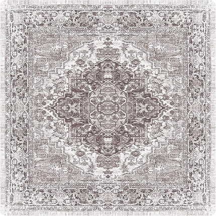 nunubaby 2PACK Washable Pee Pads for Dogs, Stylish, Non-Slip and Leak-Proof Pee Pads. Reusable Potty Pads for Dogs for Crates and Floors.(Brown/Geo, 72" x72")