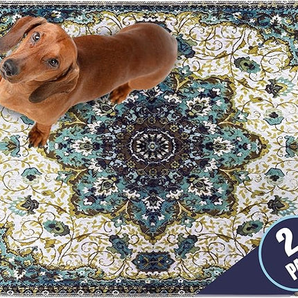 PUPIBOO Washable Pee Pads for Dogs and Cats - Super Absorbent Reusable Puppy Training Pads - 100% Waterproof, Leak-Proof & Non-Slip Whelping Pads for Pet Housebreaking