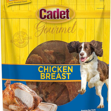 Cadet Gourmet Chicken Breast Dog Treats - Healthy & Natural Chicken Dog Training Treats for Small & Large Dogs - Inspected & Tested in USA (28 oz.)